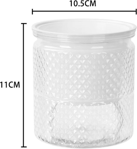 Кашпо BOTANICA Crystal 10.5x11см (прозрачный)