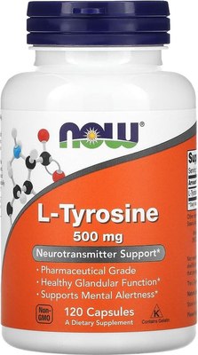 

L-тирозин, L-Tyrosine 500mg