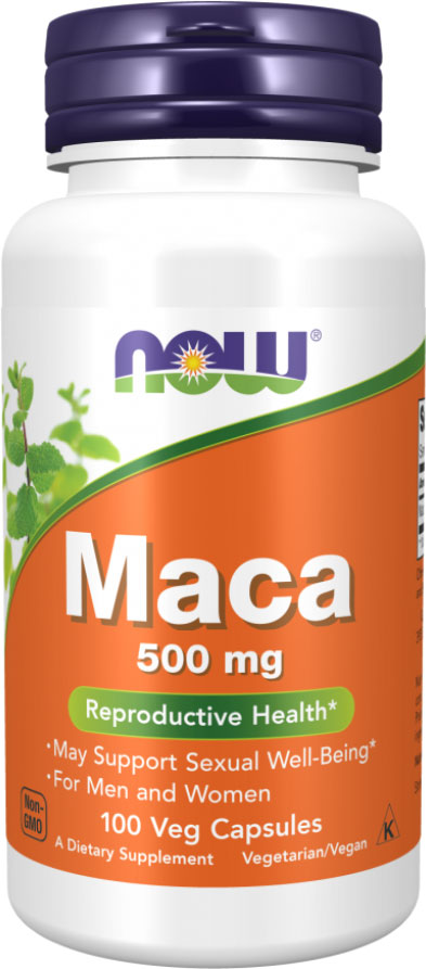 Комплексная пищевая добавка NOW Maca 500mg (100капсул)