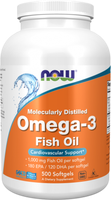 Жирные кислоты NOW Omega-3 30% (500капсул) - 