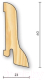 Миниатюра изображения товара Плинтус Tarkett W Oak Nordic Pl / 559540021 (60x23x2400)
