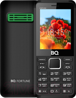 Мобильный телефон BQ Fortune P BQ-2436 (черный/зеленый)