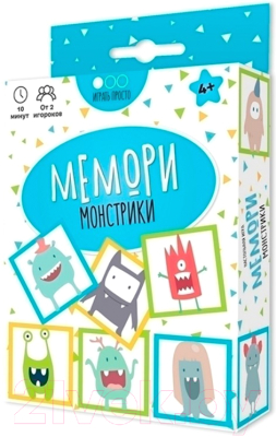 

Настольная игра Muravey Games, Мемори. Монстрики / ТК002