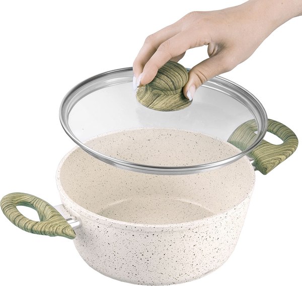 Кастрюля Endever Stone Beige 20C
