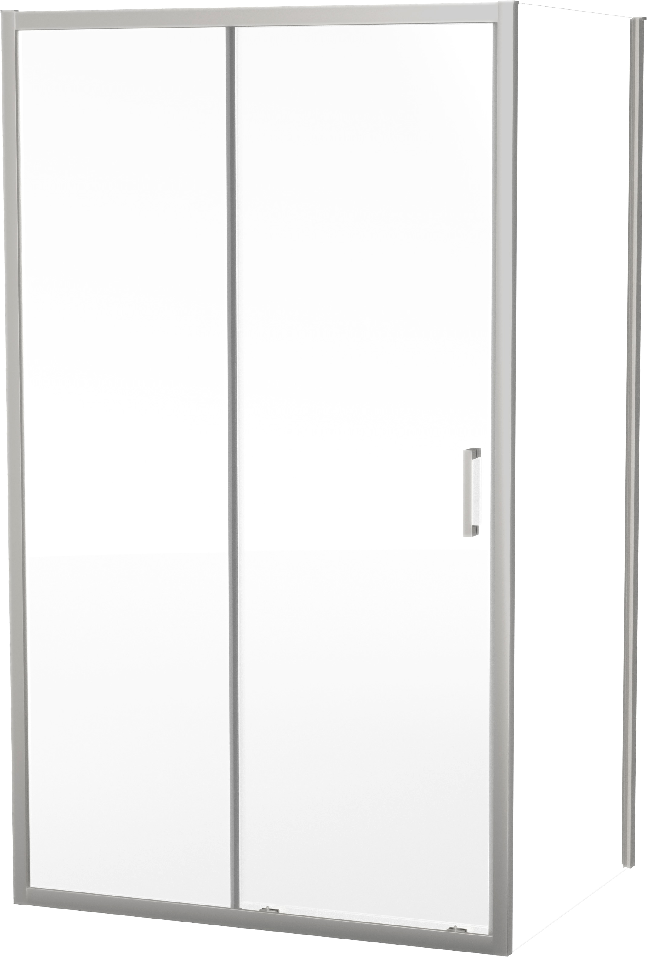 Душевой уголок Aquabath Atlas AB-11C-1280-2000 (80x120, хром/прозрачное стекло)
