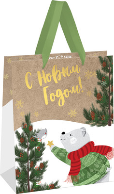 Пакет подарочный Meshu NY Bear / MS_61635 - 