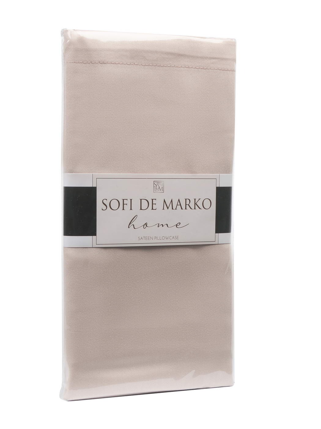 Наволочка Sofi de Marko Мармис 50x70 / НВ-мс-50x70брз (бежевый/розовый) — фото 2