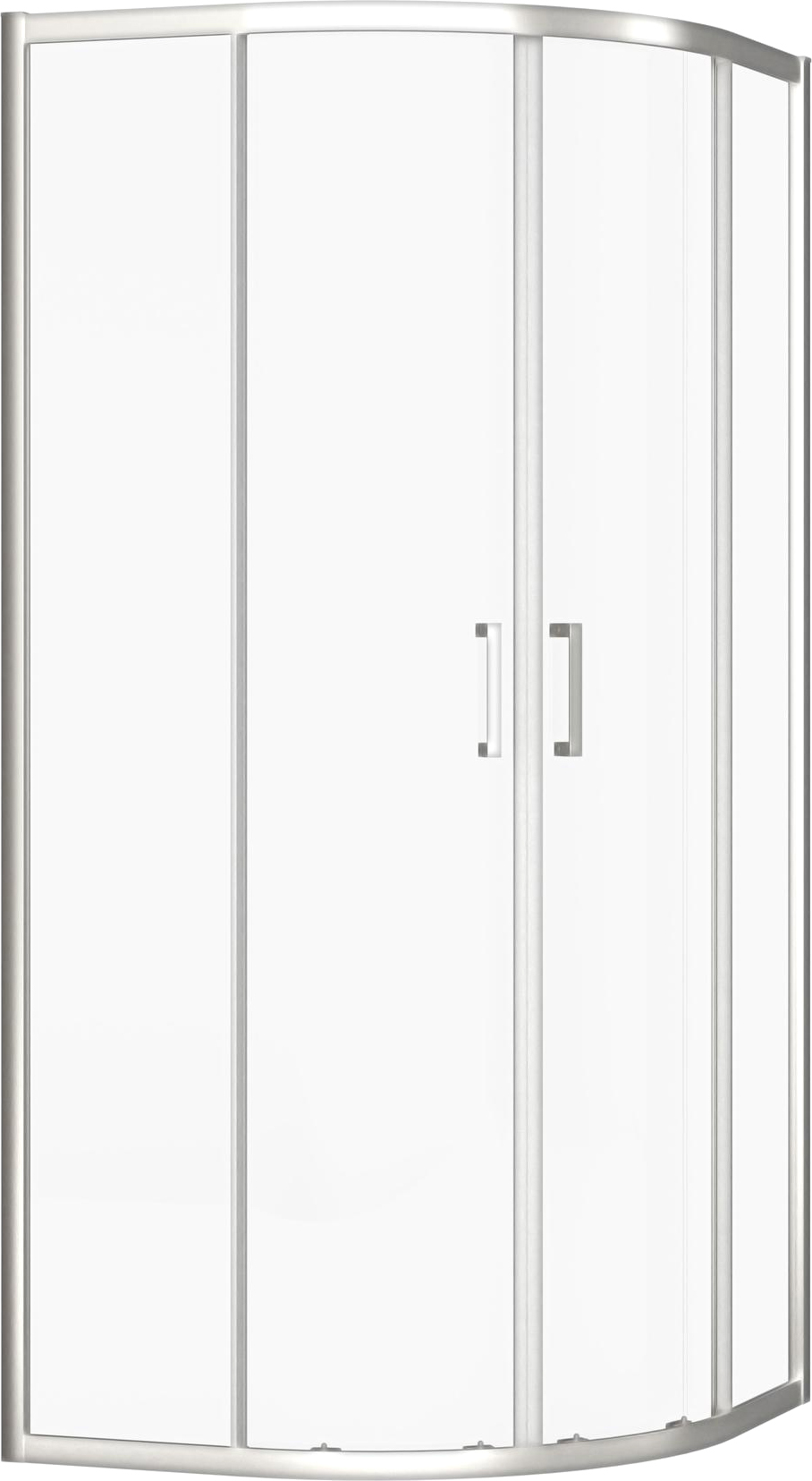 Душевой уголок Aquabath Atlas AB-01S-900-2000 (90x90, хром, прозрачное стекло)