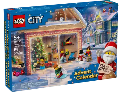 

Конструктор, City Новогодний календарь 60436