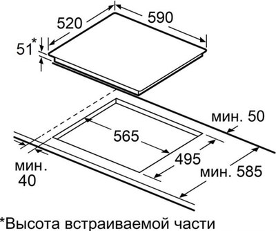 Индукционная варочная панель Maunfeld CVI594SF2WH Lux Inverter