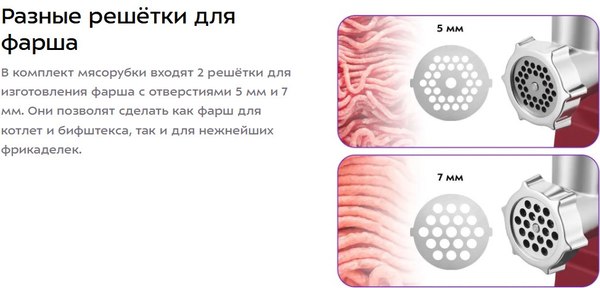 Мясорубка электрическая Kitfort КТ-2125