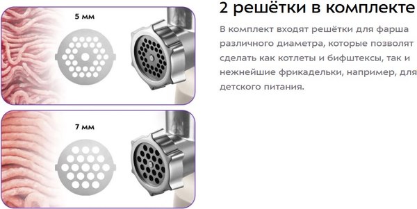 Мясорубка электрическая Kitfort КТ-2126