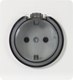 Розетка Kranz Round KR-78-0702-1 (перламутр) - 