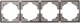 Рамка для выключателя Kranz Round KR-78-0754-2 (титан) - 