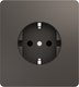 Розетка Kranz Round KR-78-0701-2 (титан) - 