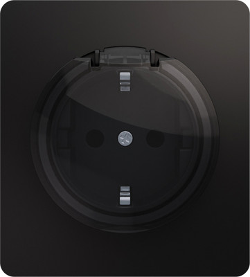 Розетка Kranz Round KR-78-0702-3 (оникс) -