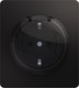 Розетка Kranz Round KR-78-0702-3 (оникс) - 