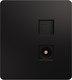 Розетка Kranz Round KR-78-0722-3 (оникс) - 