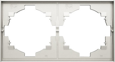 Рамка для выключателей и розеток Kranz Strong KR-78-0752-4 (жемчуг) - 
