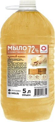 Мыло хозяйственное Сонца 72% Стандарт (5л) - 
