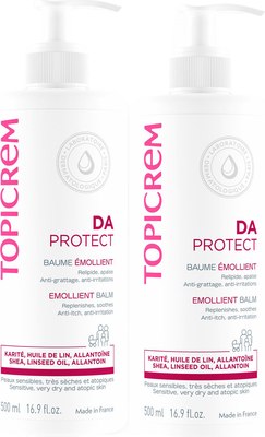 Бальзам для тела Topicrem Da Protect липидовосстанавливающий (2x500мл) - 
