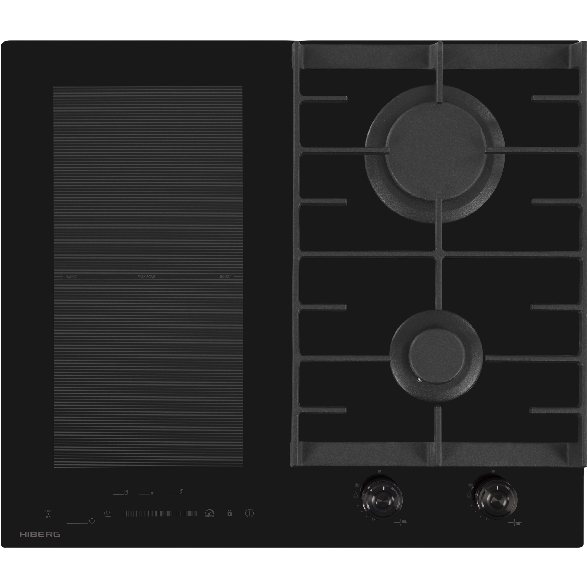 Комбинированная варочная панель Hiberg i-VM 6021 B