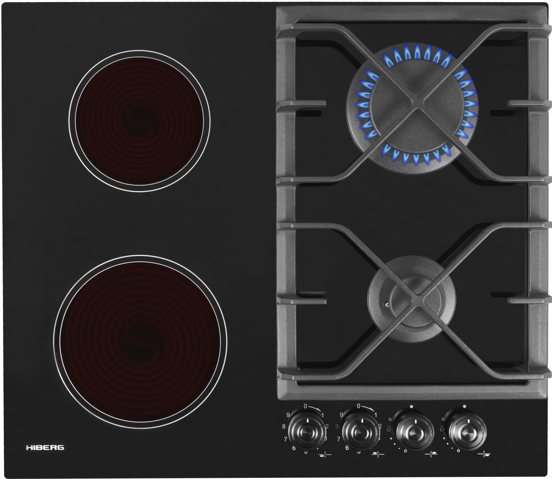 Комбинированная варочная панель Hiberg VM 6020 B