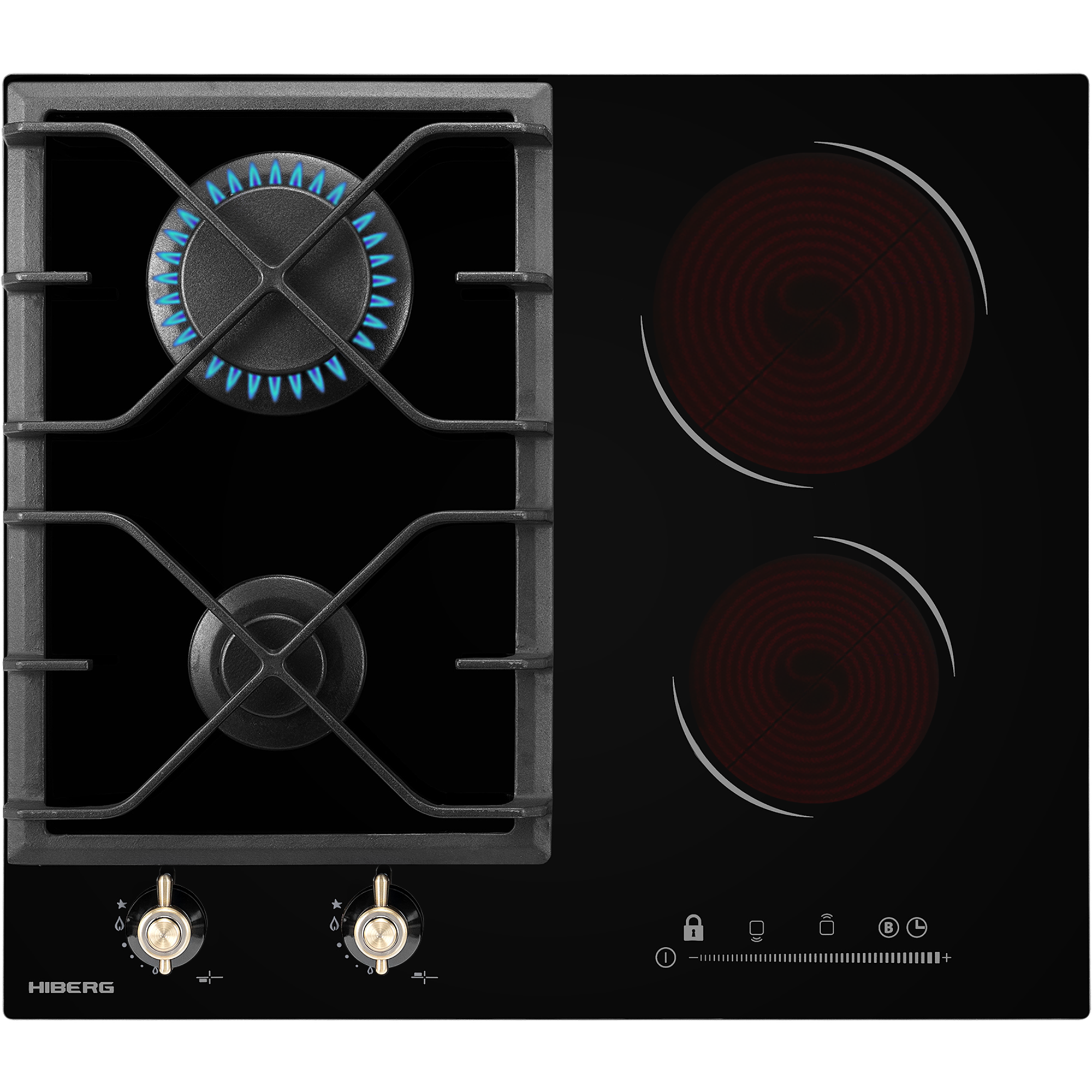 Комбинированная варочная панель Hiberg VM 6021 B