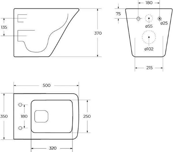 Унитаз подвесной BelBagno BB052CHR/BB132SC