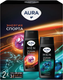Набор косметики для тела Aura Men Гель для душа Энергия спорта 3в1+Экстрасвежесть 3в1 (2x250мл) - 