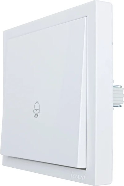 Кнопка звонка Lezard Zima 704-0288-103QC (белый)