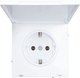 Розетка Lezard Zima 704-0288-123BQC (белый) - 