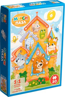 Пазл Puzzle Time Макси-пазлы. Теремок / 9715325 (30эл) - 