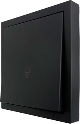 Кнопка звонка Lezard Zima 704-4288-103QC (черный бархат)