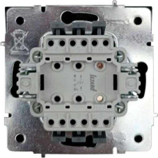 Кнопка звонка Lezard Zima 704-4288-103QC (черный бархат)