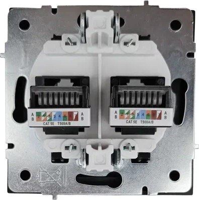 Розетка Lezard Zima 704-4288-141 (черный бархат)