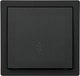Выключатель Lezard Leto 752-4200-105 (черный бархат) - 