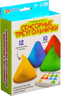 

Развивающий игровой набор, IQ Сенсорные треугольники / 10421799