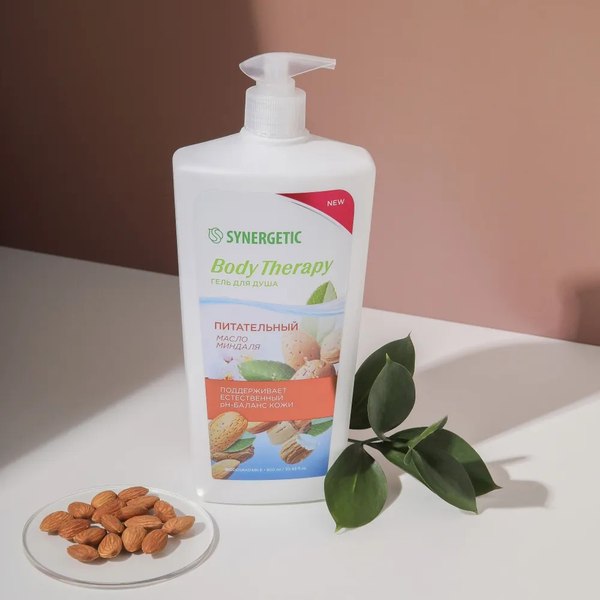 Гель для душа Synergetic Body Therapy Масло миндаля (900мл)