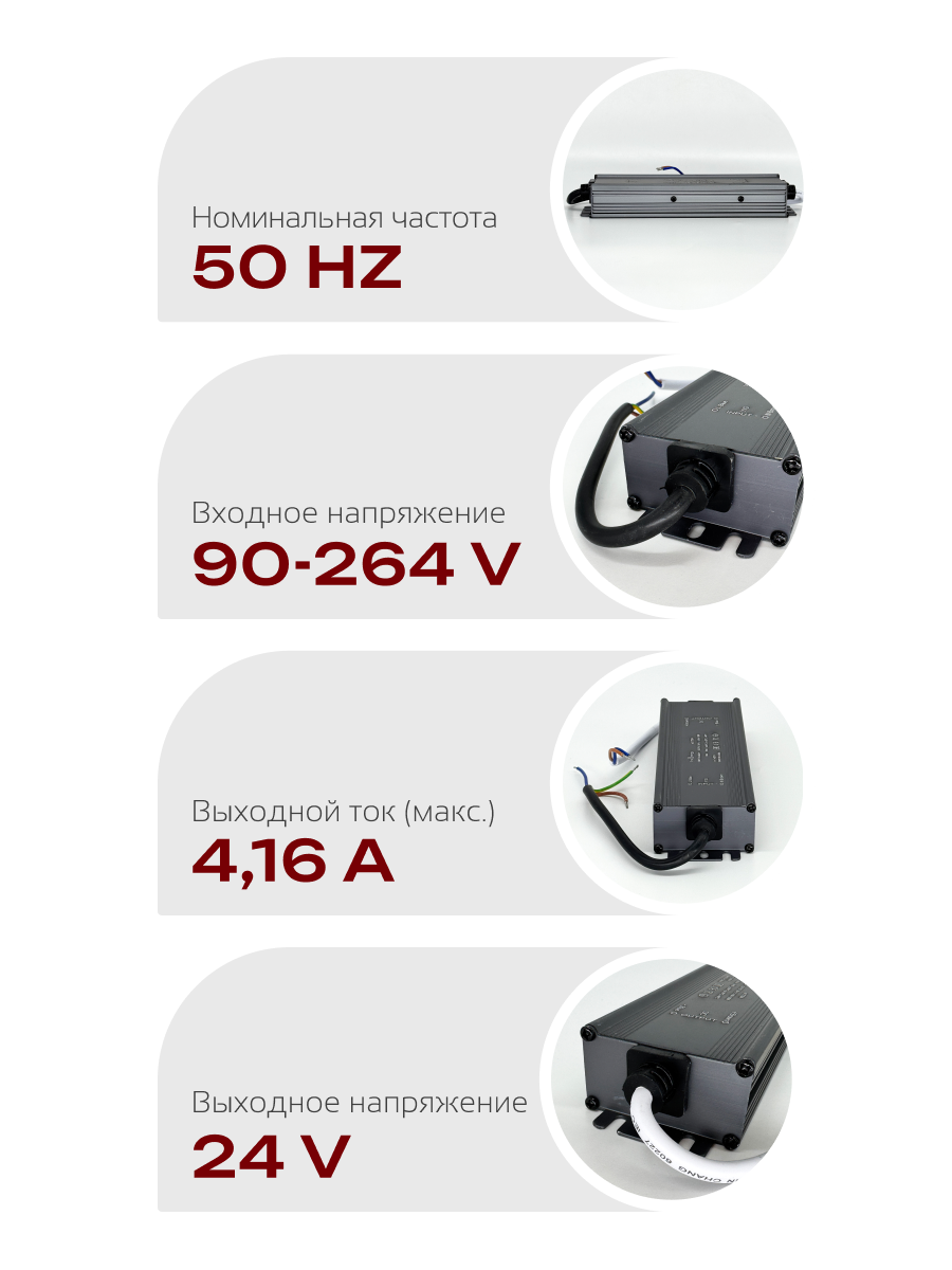 Блок питания для светодиодной ленты Truenergy 17363 — фото 6