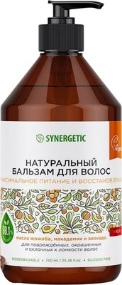 Бальзам для волос Synergetic Максимальное питание и восстановление (750мл)