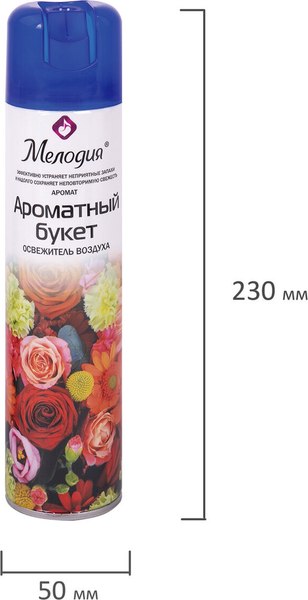 Освежитель воздуха Мелодия Ароматный букет (300мл)