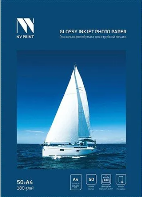 

Фотобумага, 180 г/м2 A4 / NVP-180GlA4s50