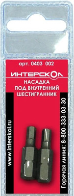 

Набор бит, Hexdriver 4мм/25мм
