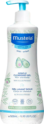 Гель для душа детский Mustela Нежный очищающий (500мл) -