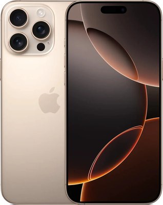 Смартфон Apple iPhone 16 Pro Max 1TB (пустынный титан) - 