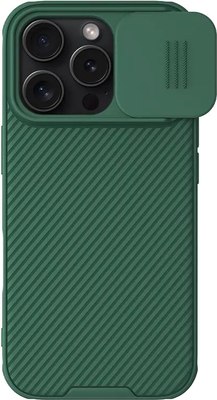 Чехол-накладка Nillkin CamShield Pro для iPhone 16 Pro Max (зеленый)