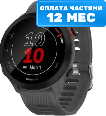 Умные часы Garmin Forerunner 55 42mm / 010-02562-13 (серый) - 