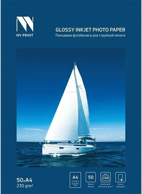 

Фотобумага, 230 г/м A4 / NVP-230GlA4s50
