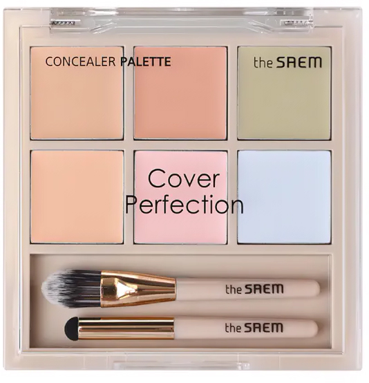 Консилер The Saem Cover Perfection Concealer Palette 02 Cover&Light